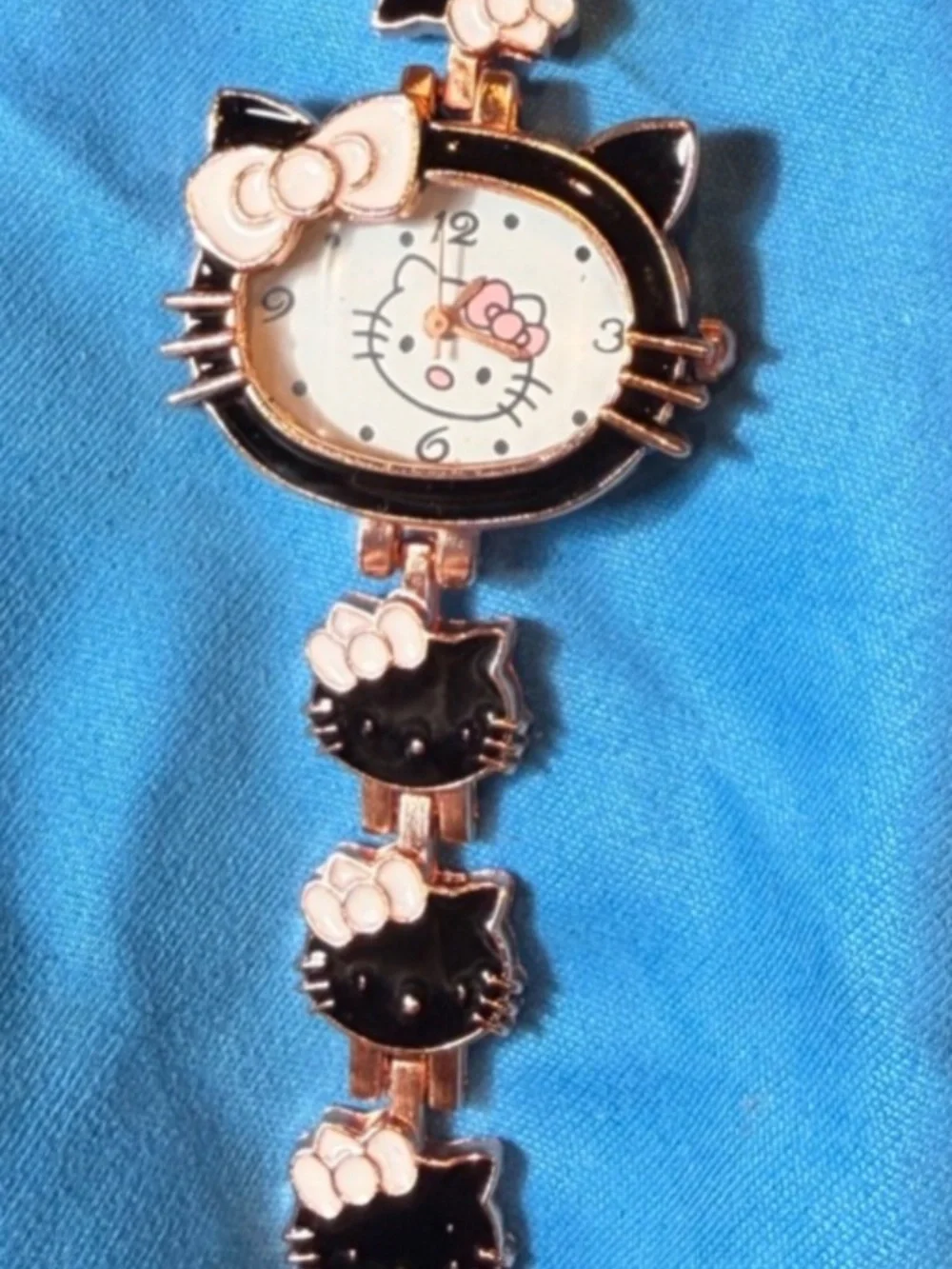 Hello Kitty Watch - New, Black Color, 8” #206501298687